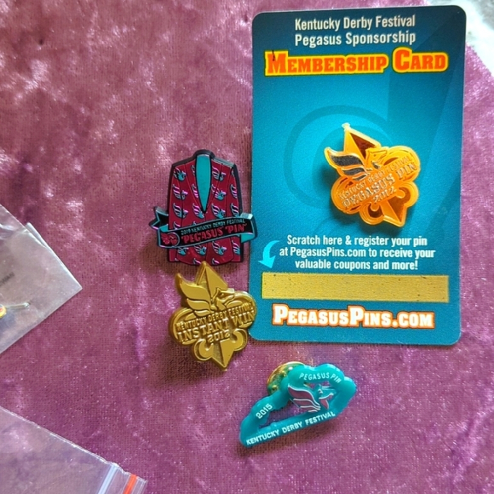 Kentucky Derby Pegasus pin bundle